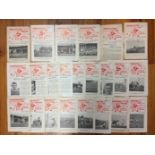 Manchester United Reserves + Youth Home Football Programmes: 23 programmes all different. 1961/62