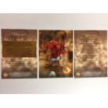 Rare George Best Signed Gold Futera Card: 1997 Manchester United Collector Card Series. George