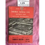 53/54 Bohemians v Chelsea Football Programme: Very good condition exhibition match dated 26 4