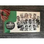 Manchester United 64/65 League Champions Dinner Menu: Nice item with picture of all the players to