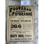 1912/1913 Liverpool v West Brom Football Programme: Ex bound in fair condition with no team changes.