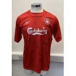 Liverpool 2006 FA Cup Winners Signed Football Shirt: Includes Reina Gerrard Cisse Warnock Alonso