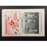 62/63 Manchester United v Newcastle Youth Cup Football Programme: Dated 24th April 1963 which was