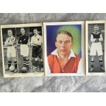 Topical Times Football Cards: 25 large colour portraits, 16 triple large black and white, 32