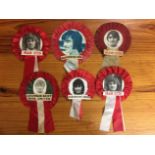 George Best Rosette Collection: Wonderful original collection from the 60s and 70s. All different