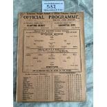 34/35 Tottenham v Brentford LC Cup Football Programme: London Challenge Cup dated 8 10 1934. Ex