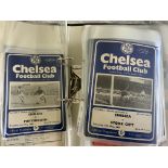 Chelsea Home Football Programmes: Around 80 from 57/58 to the early 60s with a couple of aways and