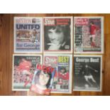 2005 Newspapers Relating To George Bests Death: All different newspapers. (6)