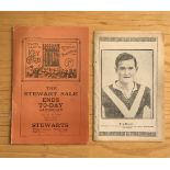 Middlesbrough Home Pre War Football Programmes: 1923/24 Birmingham with no covers and 26/27