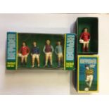 1971 Keyman Hand Painted Die Cast Boxed Football Figures: One box containing 4 players to include