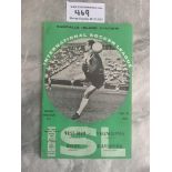 1963 Valenciennes v West Ham USA Tour Football Programme: Very good condition with no writing