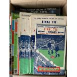 FA Cup Final Football Programmes: 1952 then a run from 1954 to 1987 inclusive of replays. Also 90 93