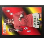 2003 George Best Jim Hossack Trade Card: Flashback 1968 George Best Green Foil. Number 2 of only 6