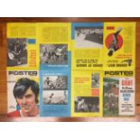 68/69 George Best Giant Sports Poster Magazine: Featuring George Best on this foldout poster.