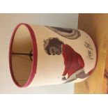 1969 George Best Coffer Football Lampshade: This shade has pictures of Best in action with facsimile