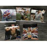 Large Signed Sports Photos: 16 x 12 inch photos signed by Daley Thompson Ben Ainslie Alistair Cook