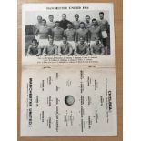 64/65 George Best Signed Football Programme: Chelsea v Manchester United programme dated 30th