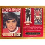 George Best Jim Hossack Trade Card: Soccer Heroes George Best. Number 14 of only 18 produced