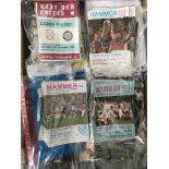 West Ham Football Programme Boxes: Quantity of mainly home programmes from the late 60s onwards.