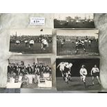 1950s Netherlands Football Press Photos: Slightly larger than postcard size with press stamps but