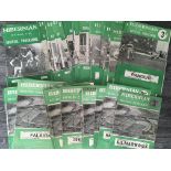 Early 1960s Hibernian Home Football Programmes: 73 from 60/61 to 63/64 including 2 semi finals. C/