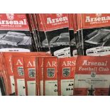 Arsenal 50s + 60s Home Football Programmes: 31 from 50/51 to 54/55 and a further 29 from the mid