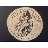 George Best Slack Alice Nightclub Signed Beer Mat: Rare item signed Best Wishes by George Best in