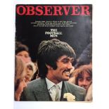 1968 Observer Magazine Featuring George Best: Three page feature inside with Best on cover.