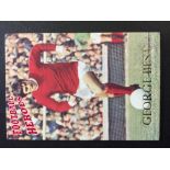 2003 George Best Jim Hossack Trade Card : Football Heroes George Best Gold Foil. Number 1 of only