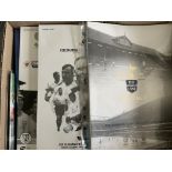 Tottenham Football Programmes + Memorabilia: Includes Brian Woolnoughs press packs for 3 european