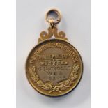 1954 West Brom FA Cup Winners Football Medal: Awarded to Johnny Nicholls. Reverse is engraved J