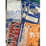 1960s Football Programmes: Wide variation of clubs spanning the decade in good condition. Mainly