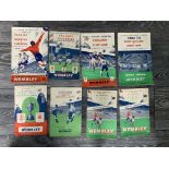 Amateur Cup Finals + International Football Programmes: Amateur Cup Finals for 1949 x 2, 1950, 1951,