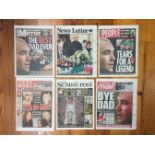 2005 Newspapers Relating To George Bests Death: All different newspapers to include the Sunday