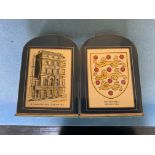 Football Association Decorative Book Ends: Former property of the President of the Football League