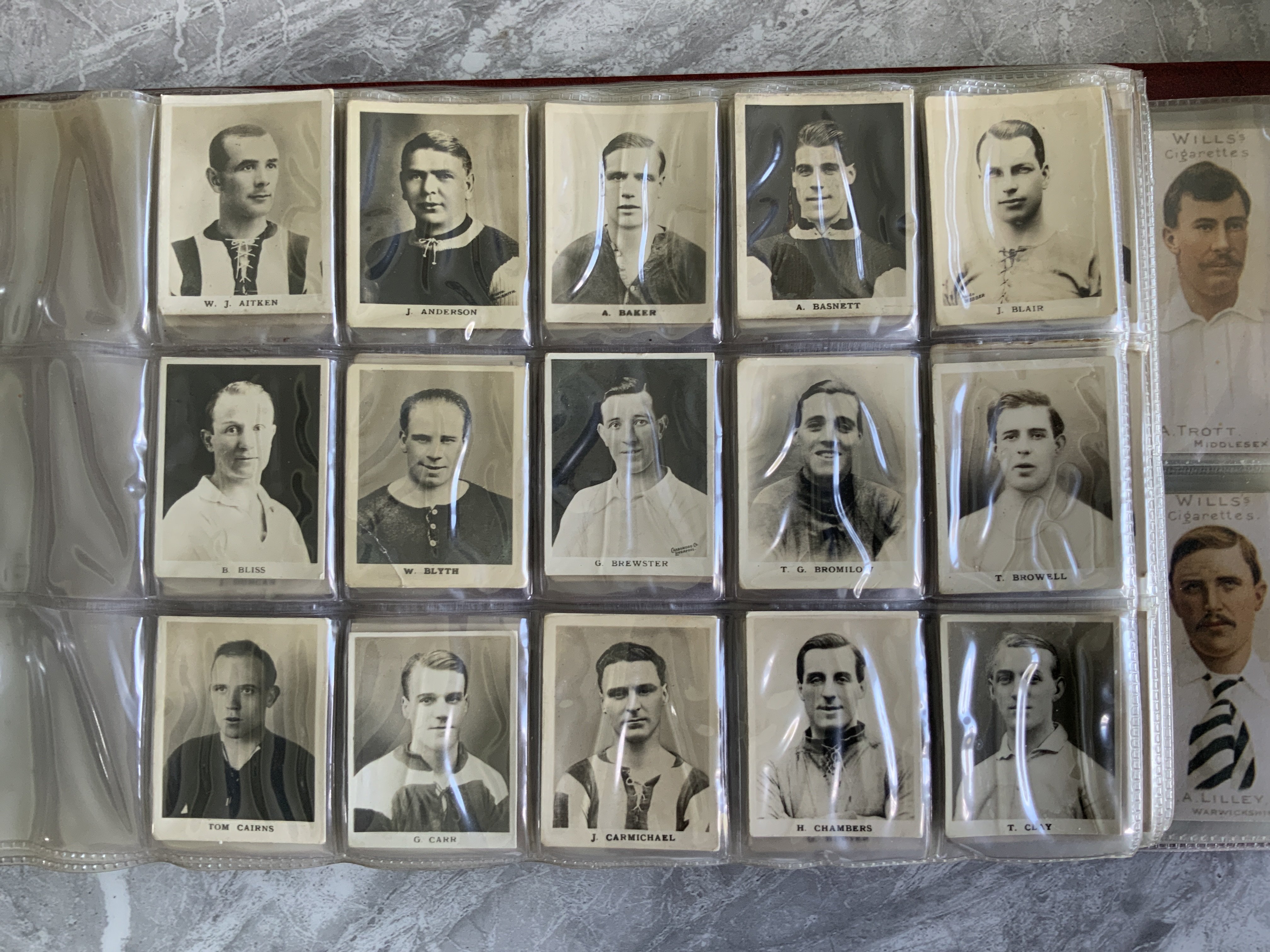 Pinnace Football Card Collection: 87 Pinnace cards with the book listing and photographing each