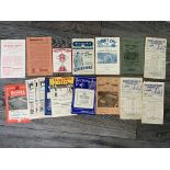 1950s Football Programmes: Includes Portsmouth homes 50/51 Blackpool, 51/52 Wolves, Sunderland, 50/