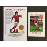 Philip Neill George Best Football Prints: Football Heroes George Best A4 + A5 prints. Both number 11
