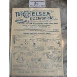 1927/28 Chelsea v West Brom Football Programme: Ex bound in excellent condition with no team