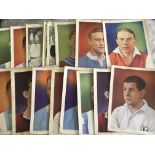 Topical Times Football Cards: From various sets to include triple panel portraits and the large