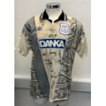 Signed Football Shirts: Portsmouth 2000/2002 slightly grubby with label, Everton