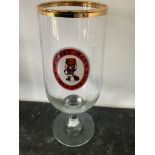 1966 World Cup Willie Drinking Glasses: Watney Mann World Cup Ale glasses in excellent condition. (