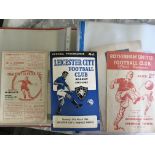 Football Programme Collection: Varied lot often from the early 60s to include England homes, Non