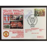 George Best Manchester United 1968 European Cup Final Signed FDC: 25th Anniversary First Day Cover