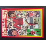 George Best Jim Hossack Football Postcard: Footballs Finest George Best Red Foil. Number 2 of only 2