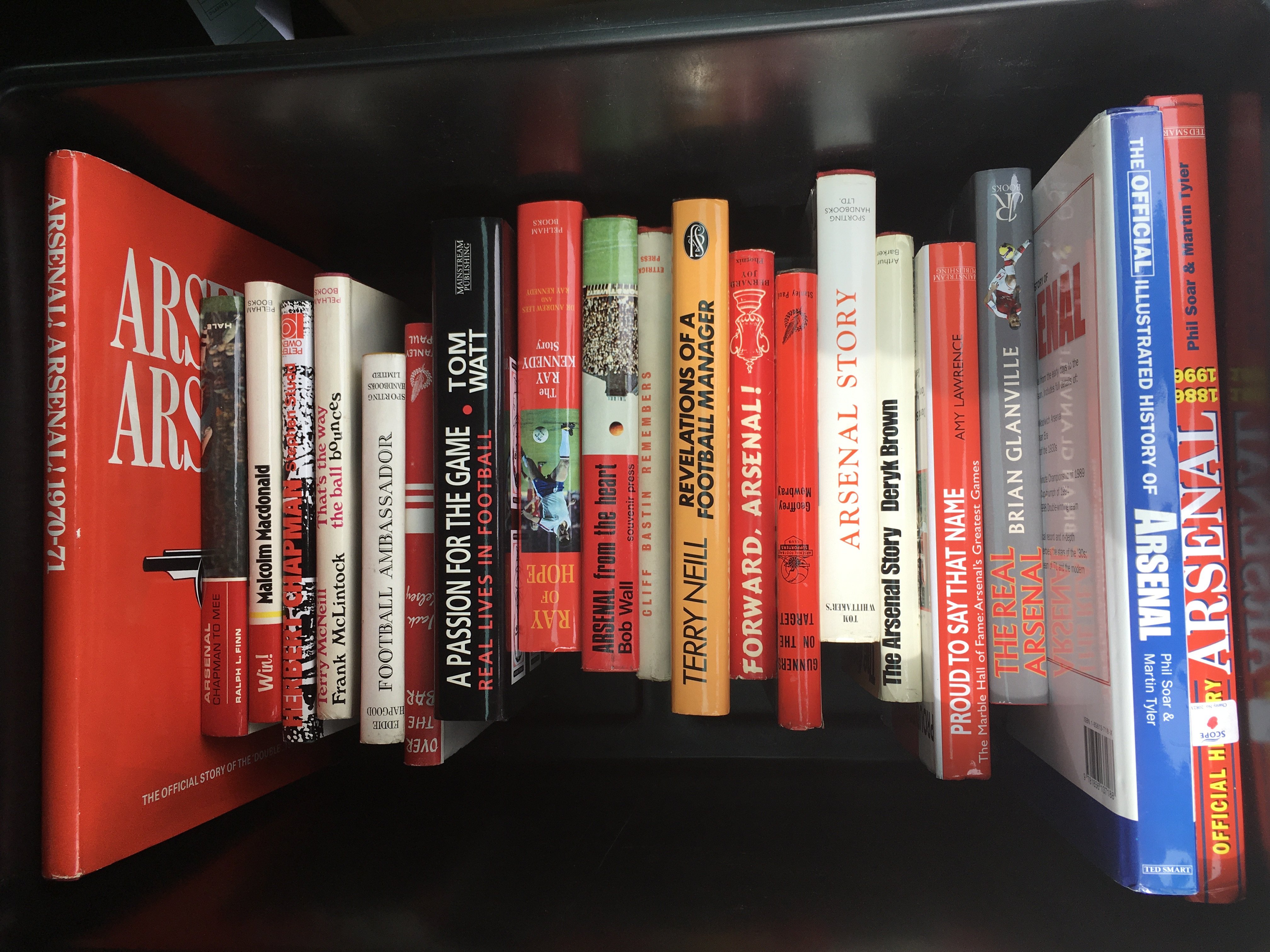 Arsenal Football Book Collection: Some rare titles indeed with most incredibly, considering age,