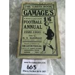 29/30 Gamages Football Annual: 500 page green pocket size annual in good condition. Season written