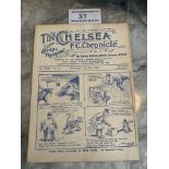 1928/29 Chelsea v West Brom Football Programme: Ex bound in excellent condition with no team