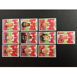 Panini Football 1993 Manchester United Signed Football Stickers: Man Utd won the Premiership in 1993