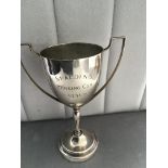 1931 Leicester City v Grimsby Town Football Trophy: Spalding Nursing Cup trophy measures 5.5